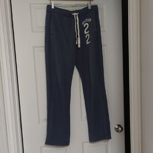 Blue Hollister Drawstring Sweatpants